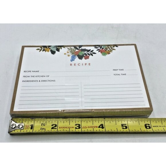 Neatz Recipe Cards 4" X 6" New Package of 50 Made USA Cooking Home Chef Baking - Picture 7 of 13